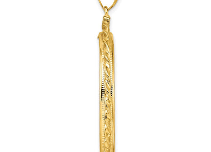 14K gold pendant, alternate view