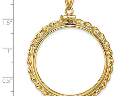 14K gold pendant, further view