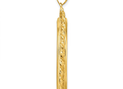 14K gold pendant, alternate view
