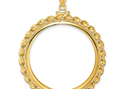 14K gold pendant, another view
