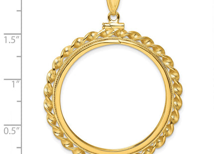 14K gold pendant, further view