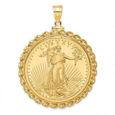 14K gold pendant