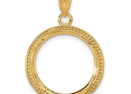 14K gold pendant, another view