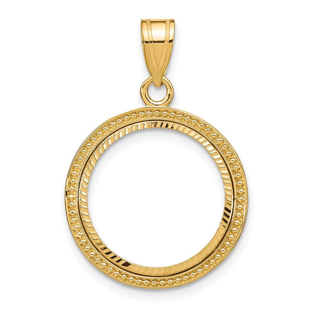 14K gold pendant