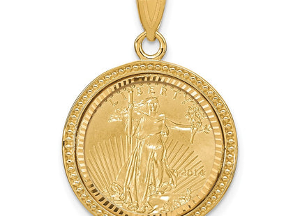14k Yellow Gold Pendants Style C8183D - Classique Jewelry Inc.