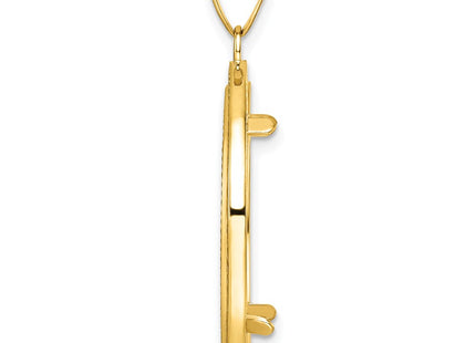 14k Yellow Gold Pendants Style C8183D - Classique Jewelry Inc.