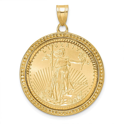 14K yellow gold pendant