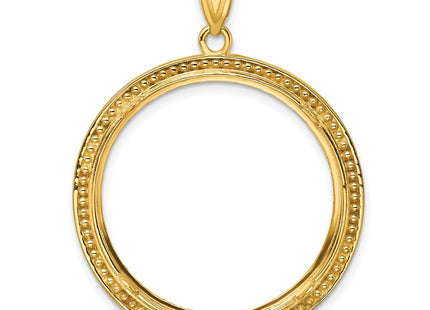 14K gold pendant, another view