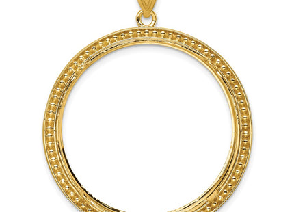 14K gold pendant, another view