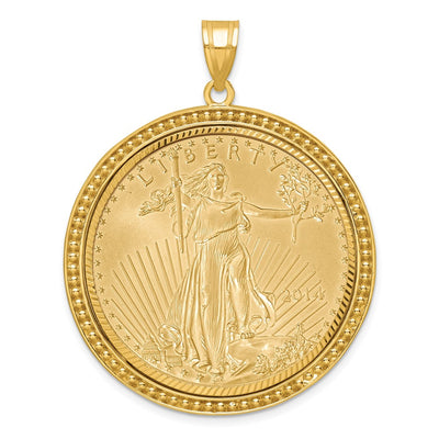 14K yellow gold pendant