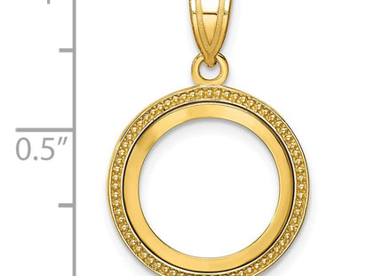 14K gold pendant, further view