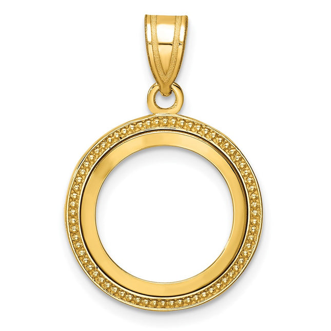 14K gold pendant