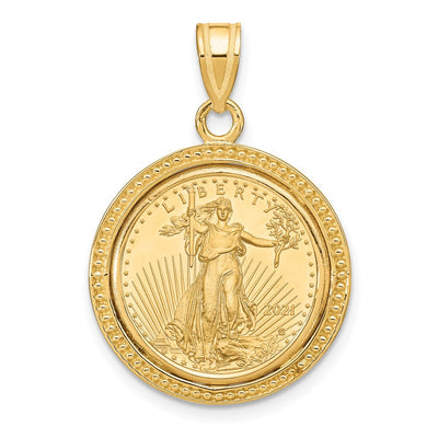 14K gold pendant