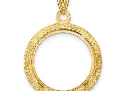 14K gold pendant, another view