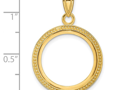 14K gold pendant, further view