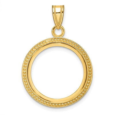 14K gold pendant