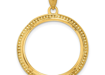 14K gold pendant, another view