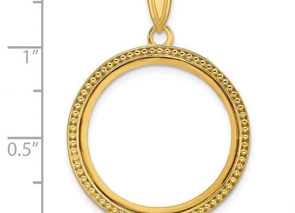14K gold pendant, further view