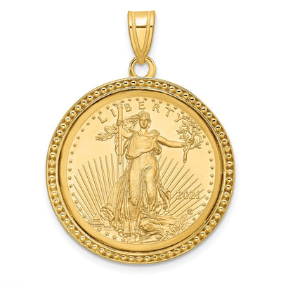 14K gold pendant