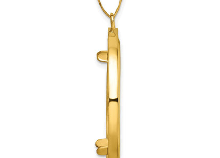 14K gold pendant, alternate view