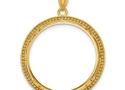 14K gold pendant, another view