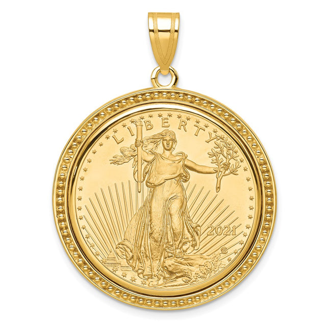 14k Yellow Gold Pendants Style C8183 - Classique Jewelry Inc.