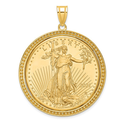 14K gold pendant