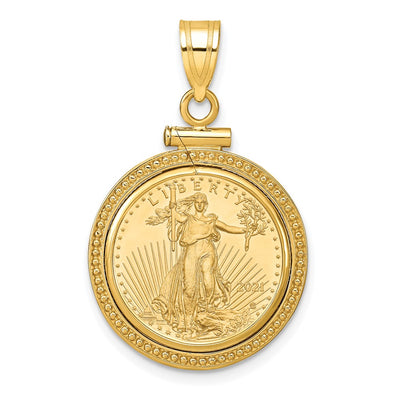 14K gold pendant