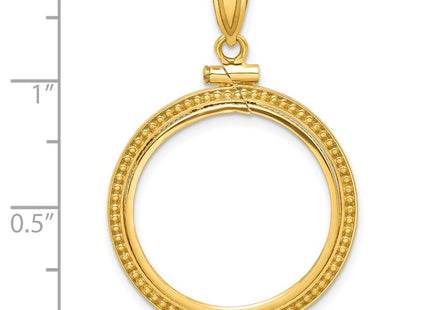 14K gold pendant, further view