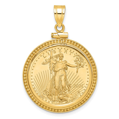 14K gold pendant