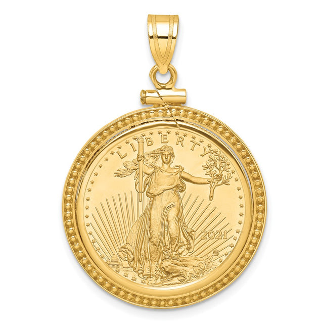 14k Yellow Gold Pendants Style C8184 - Classique Jewelry Inc.