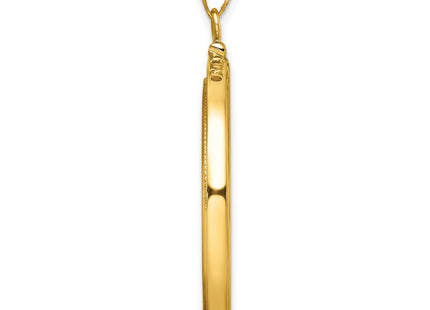 14K gold pendant, alternate view