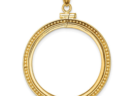 14K gold pendant, another view