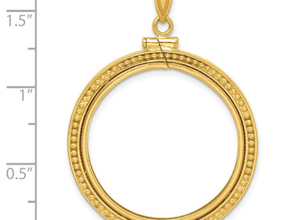 14K gold pendant, further view