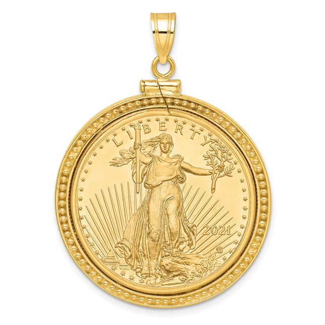 14k Yellow Gold Pendants Style C8184 - Classique Jewelry Inc.