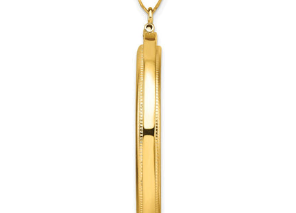 14K gold pendant, alternate view