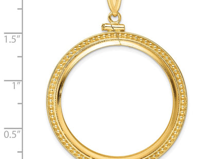 14K gold pendant, further view