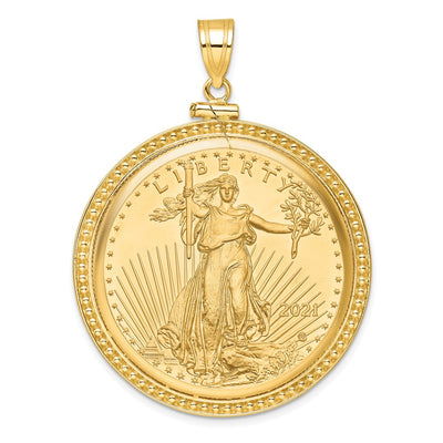14K gold pendant
