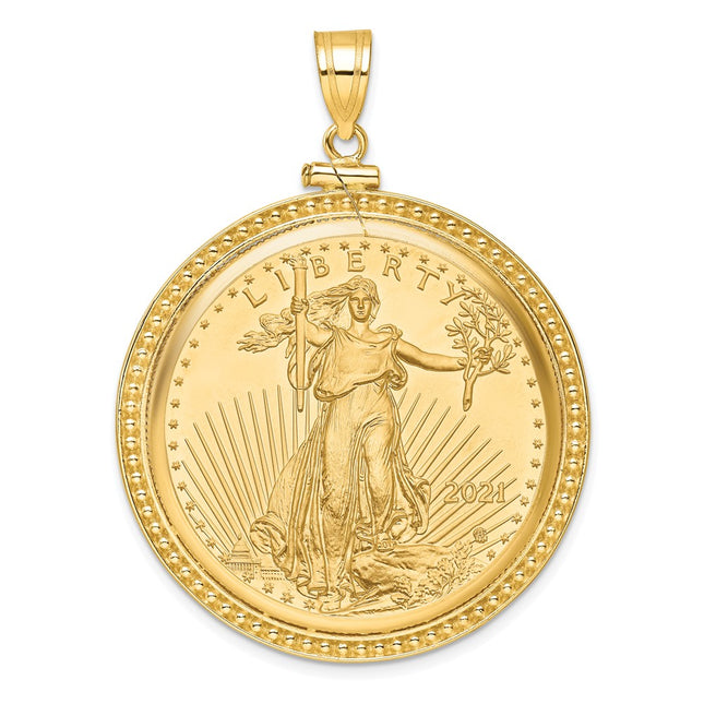 14k Yellow Gold Pendants Style C8184 - Classique Jewelry Inc.