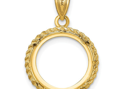 14k Yellow Gold Pendants Style C8185D - Classique Jewelry Inc.