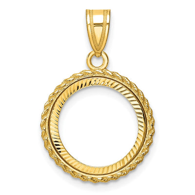 14K gold pendant