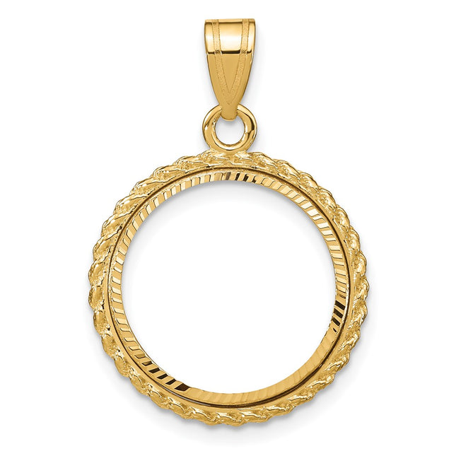 14K gold pendant