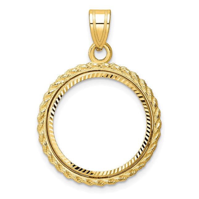 14K gold pendant