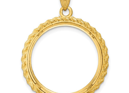 14K gold pendant, another view
