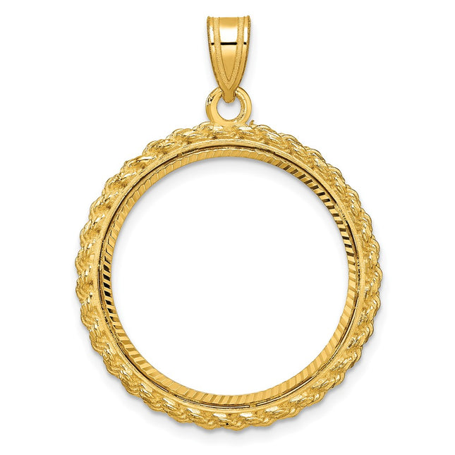 14K gold pendant