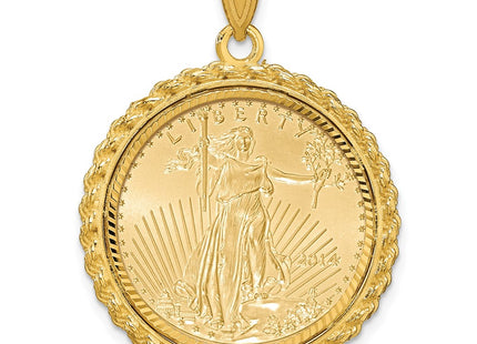 14k Yellow Gold Pendants Style C8185D - Classique Jewelry Inc.