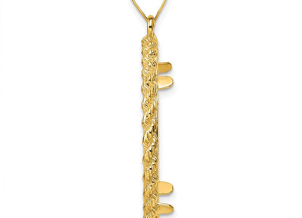 14K gold pendant, alternate view