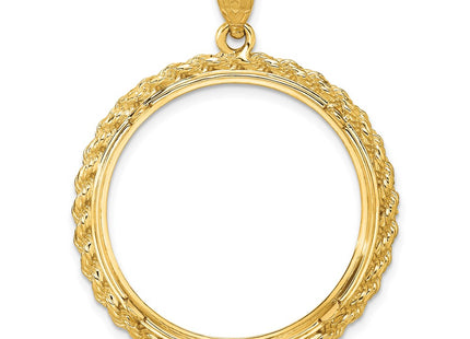 14K gold pendant, another view