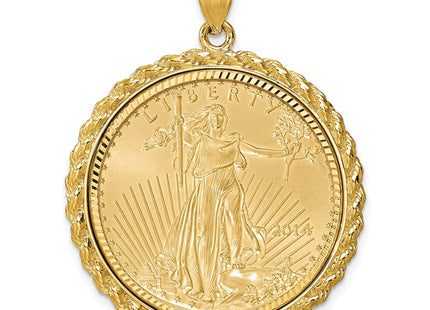 14k Yellow Gold Pendants Style C8185D - Classique Jewelry Inc.