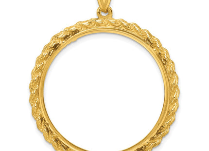 14K gold pendant, another view